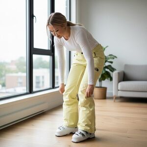 The North Face Freedom Insulated DryVent Ski Snow Pants Women’s XL Sun Sprite